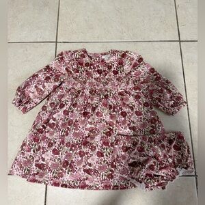 Floral Pink Kids Formal Dress Set
